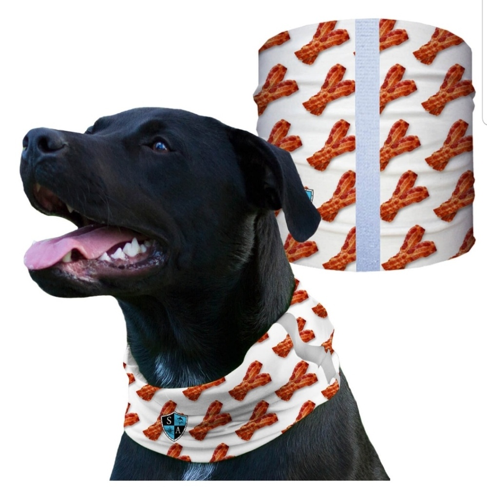 SA BACON Dog Shield Bandana Scarf